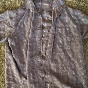 Men's Gray Plaid Shirt